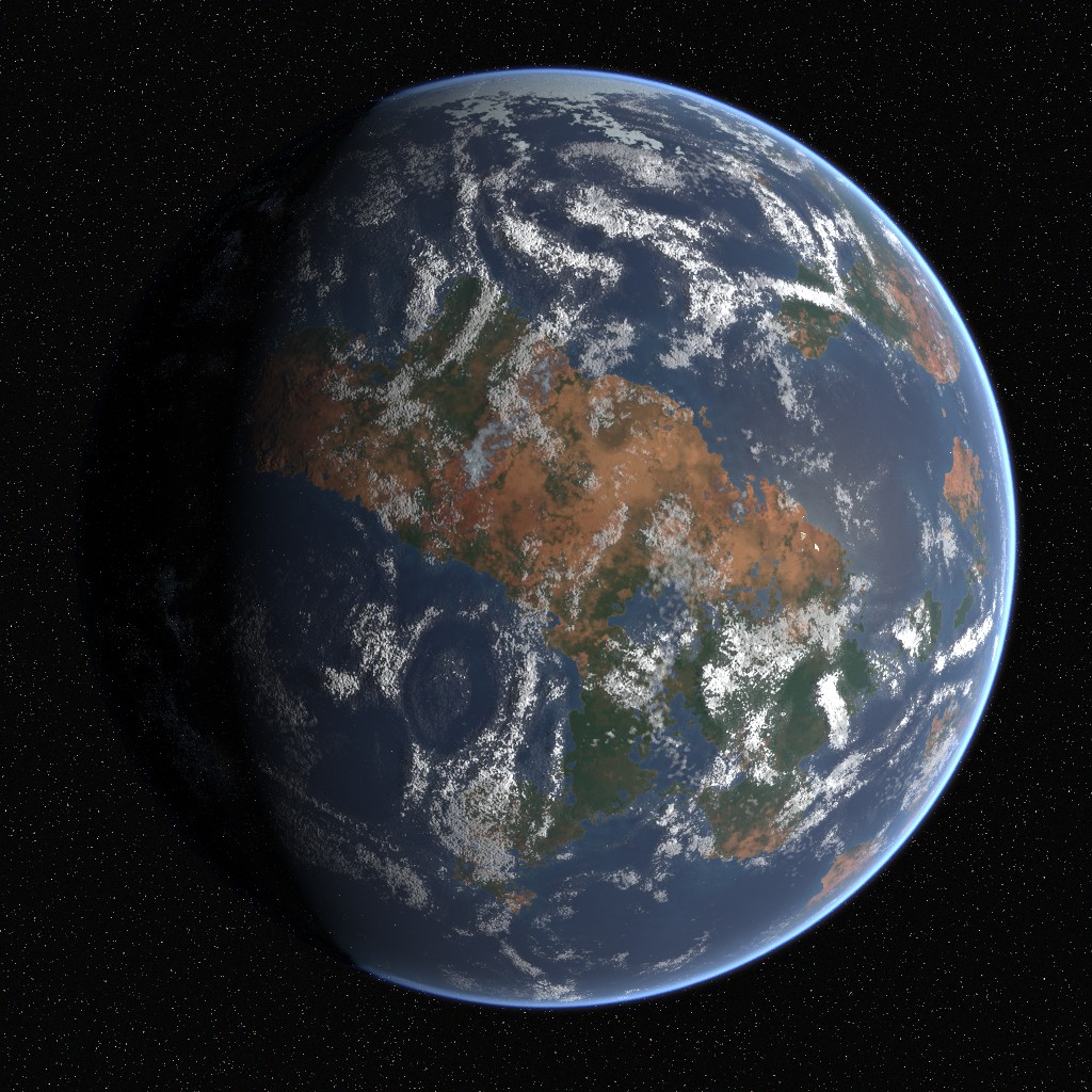 high quality procedural earth preview image 1
